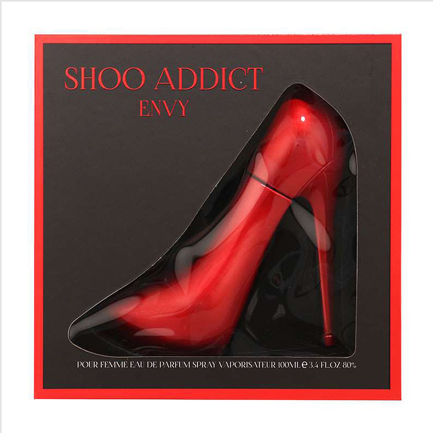 Laurelle Shoo Addict Envy EDP in Red Shoe - 100ml