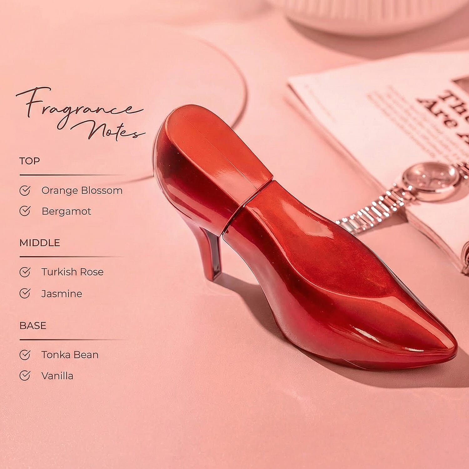 Laurelle Shoo Addict Envy EDP in Red Shoe - 100ml