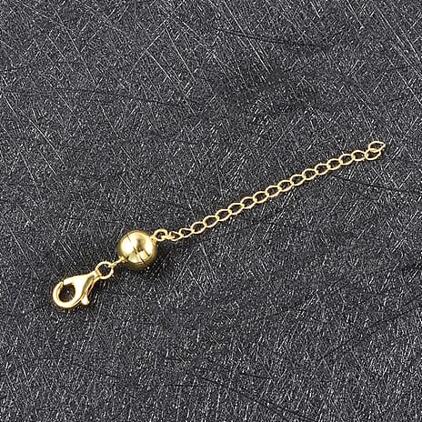 BACK BY POPULAR DEMAND Yellow Gold Overlay Sterling Silver Magnetic Ball and Lobster Clasp with 2 Inch Extender