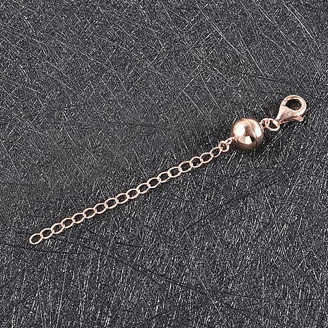 BACK BY POPULAR DEMAND Rose Gold Overlay Sterling Silver Magnetic Ball Clasp with 2 Inch Extender