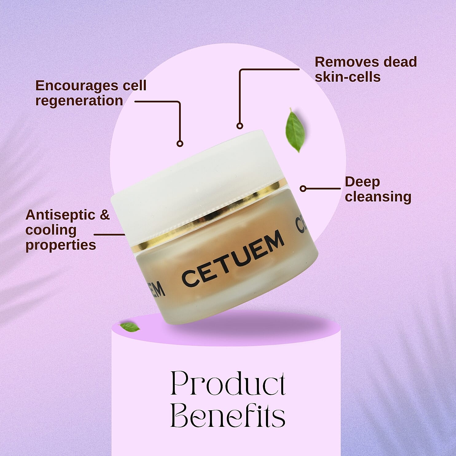 Cetuem- Exfoliating Gel Mask - 50ml