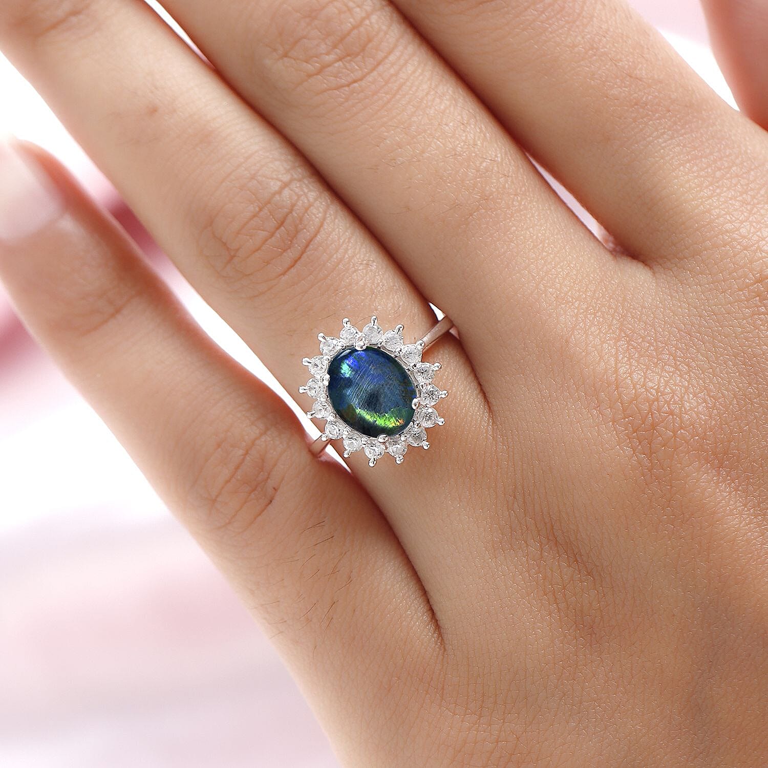 Opal halo store ring