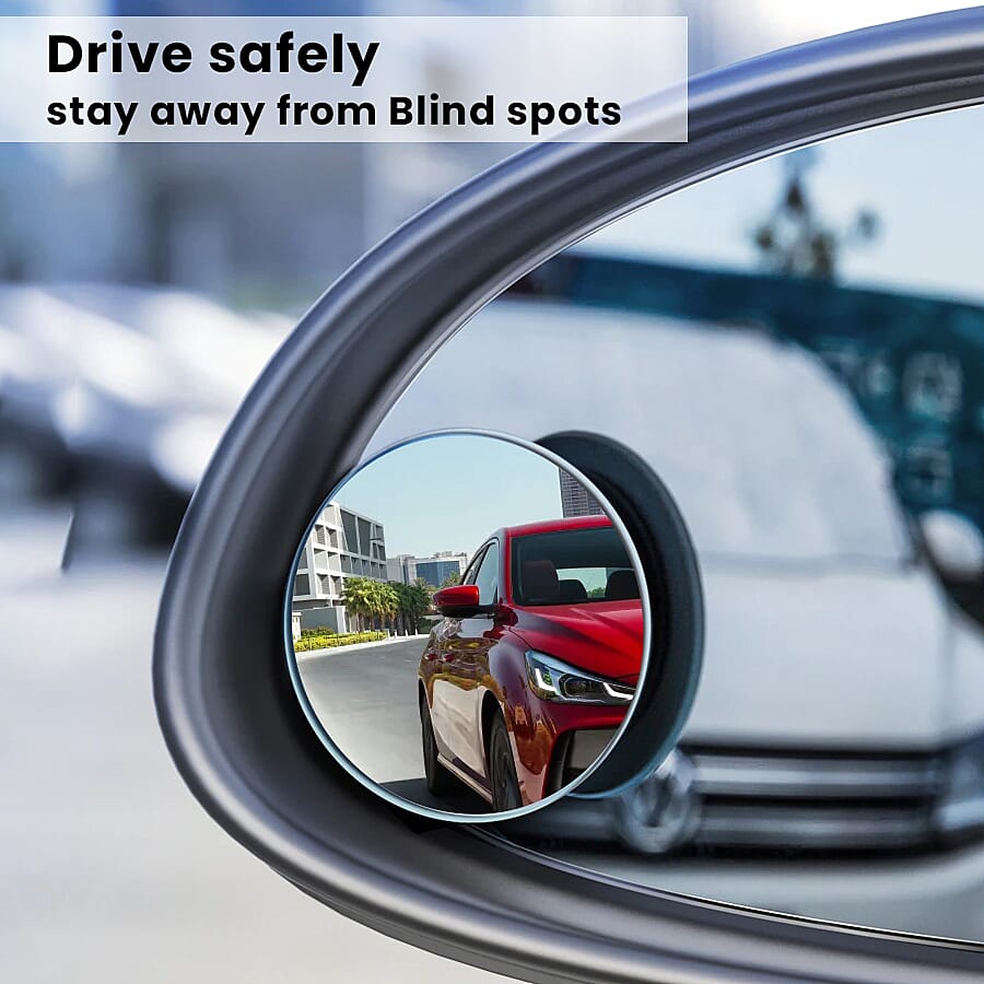 TJC Special - Wide Angle Panoramic Rear View Mirror and Blind Spot Eliminator Mirror Set