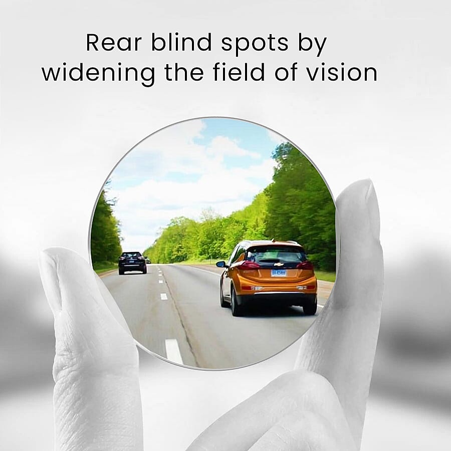 TJC Special - Wide Angle Panoramic Rear View Mirror and Blind Spot Eliminator Mirror Set