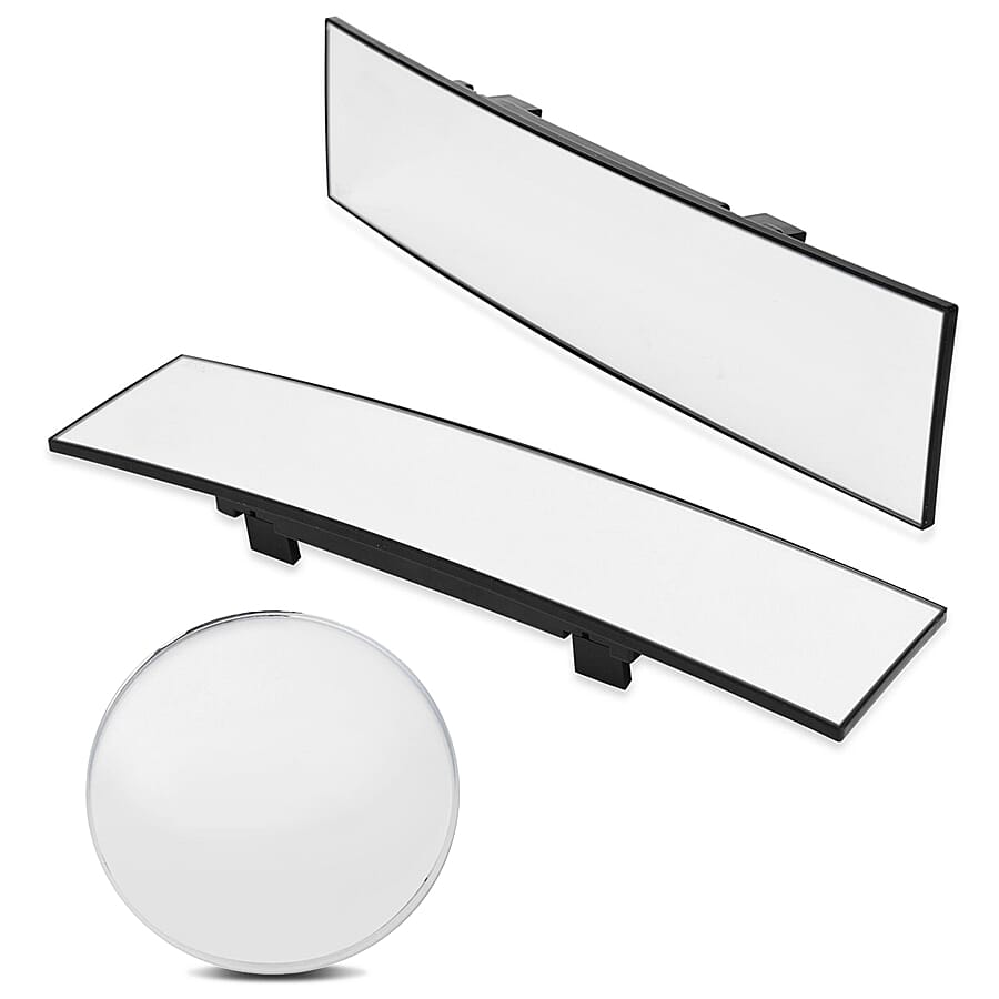 TJC Special - Wide Angle Panoramic Rear View Mirror and Blind Spot Eliminator Mirror Set