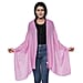 100% Cashmere Wool Pink Colour Scarf (Size 190x70 Cm)