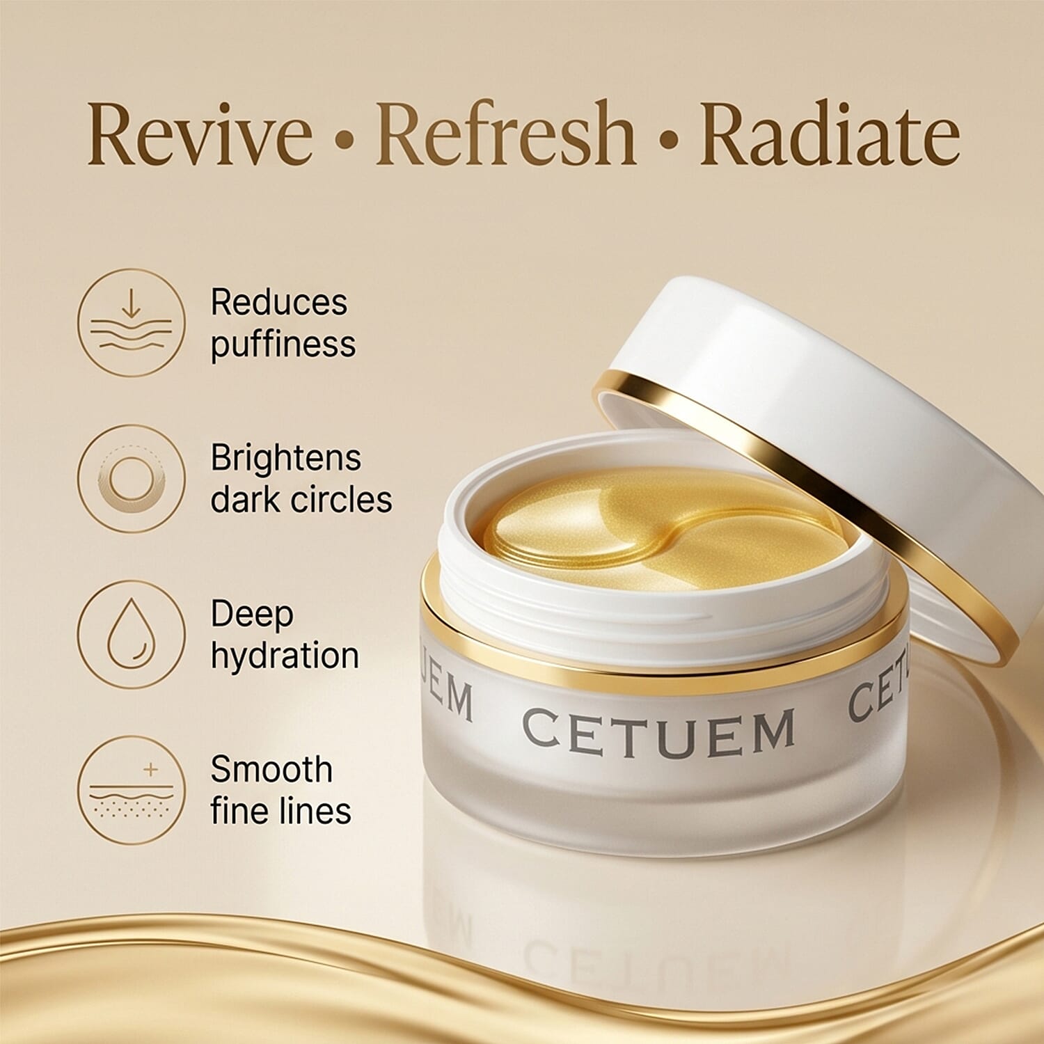 Cetuem- SCR Gold Oxygen Complex Eye Creme - 15ml