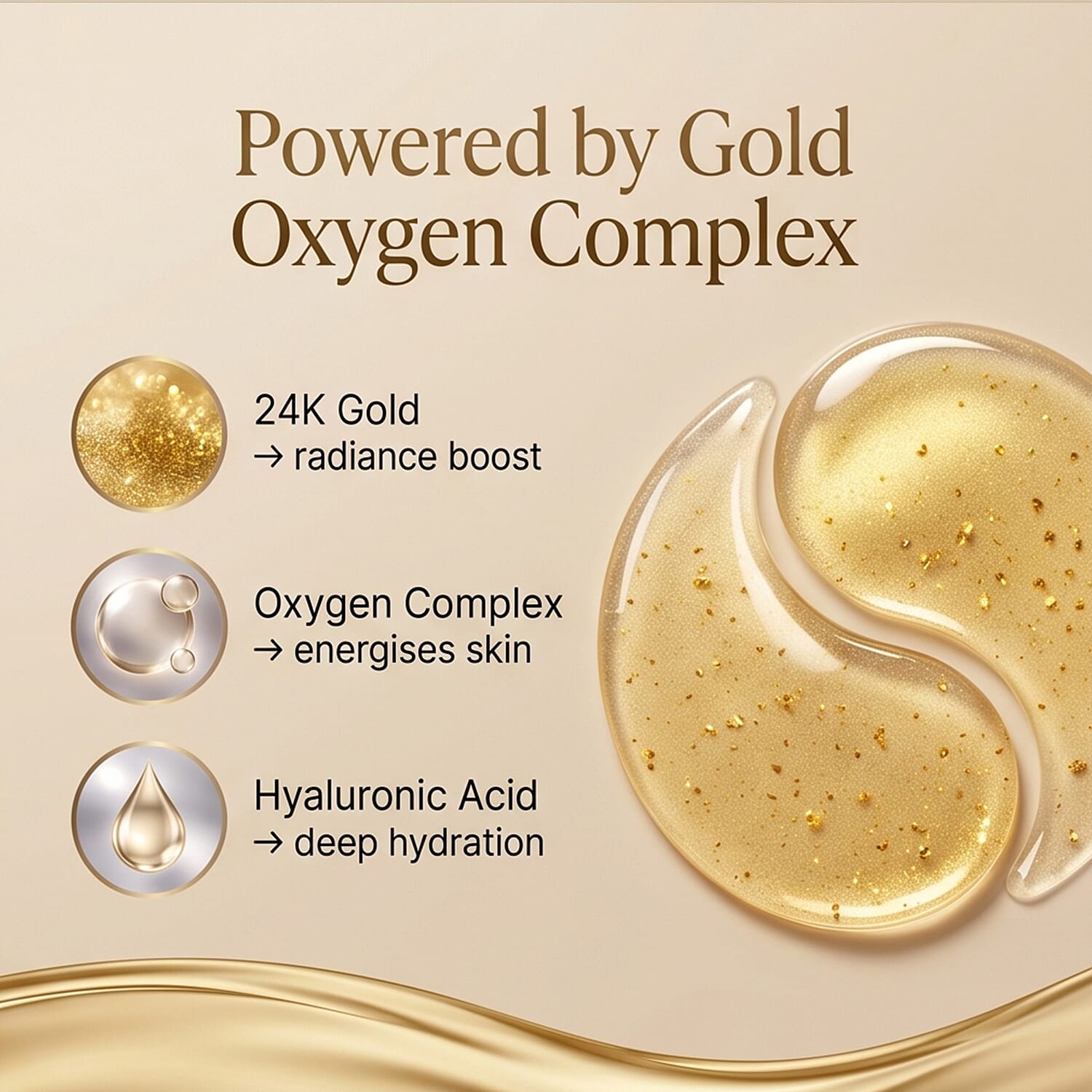 Cetuem- SCR Gold Oxygen Complex Eye Creme - 15ml