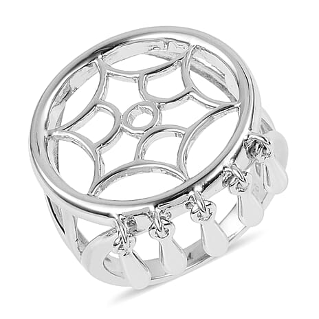 LucyQ Dream Catcher Collection - Rhodium Overlay Sterling Silver 7.00 Gms.