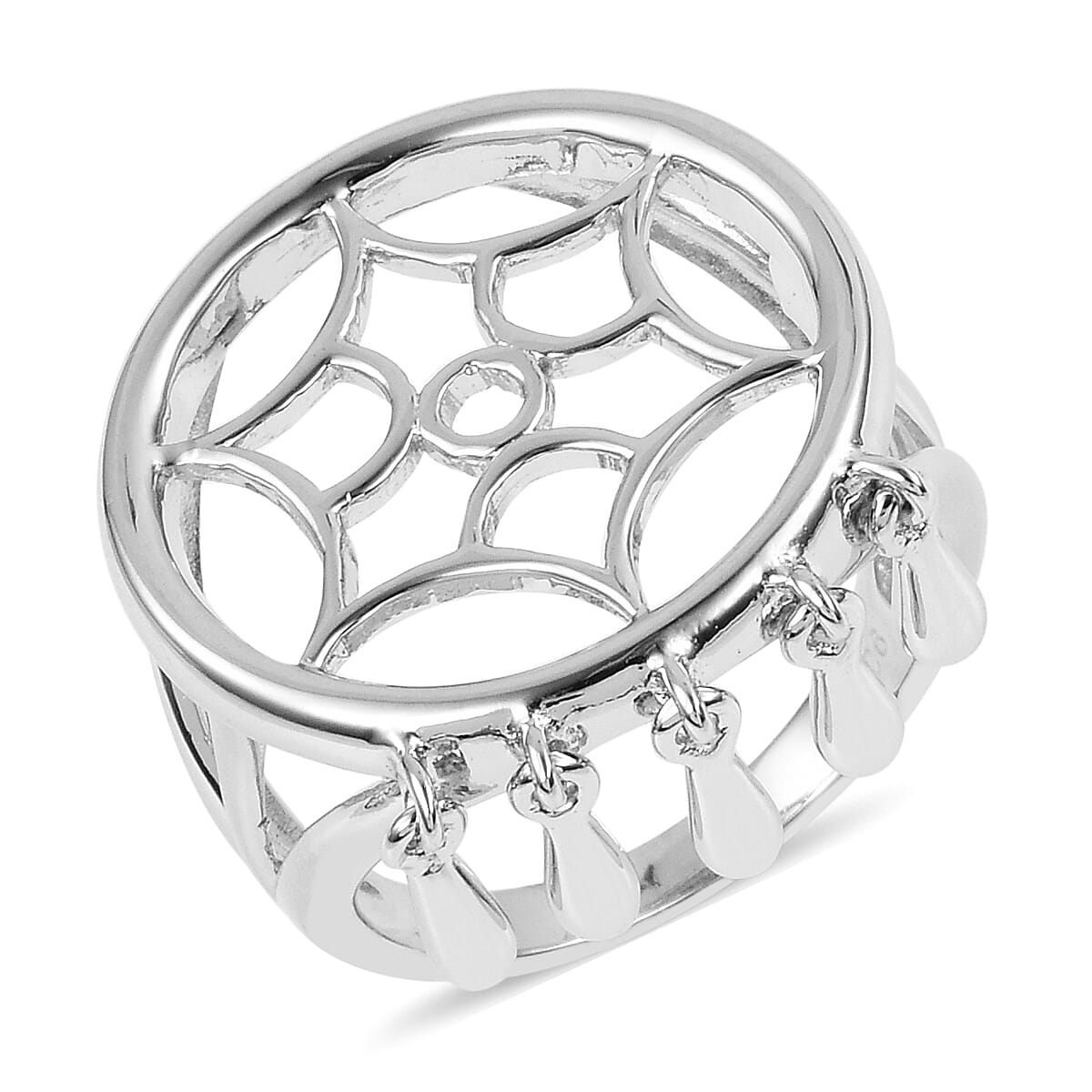 LucyQ Dream Catcher Collection - Rhodium Overlay Sterling Silver 7.00 Gms.