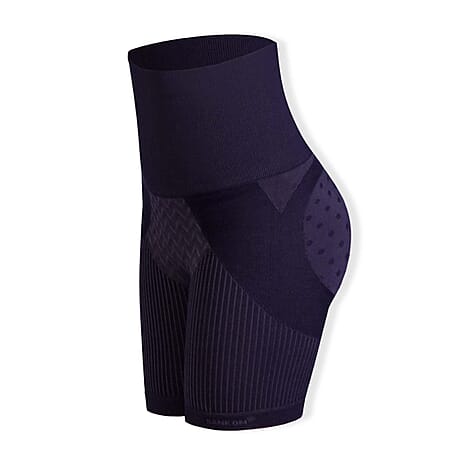 SANKOM SWITZERLAND Patent Aloe Vera Fibres Posture Correction Shapers Shorts - Black (Size S-M, 8-10)