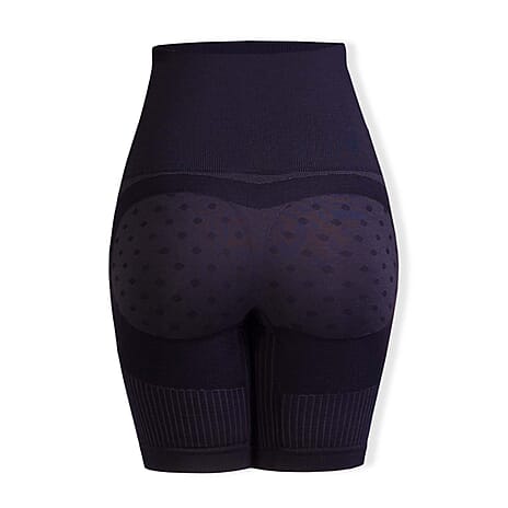 SANKOM SWITZERLAND Patent Aloe Vera Fibres Posture Correction Shapers Shorts - Black (Size S-M, 8-10)