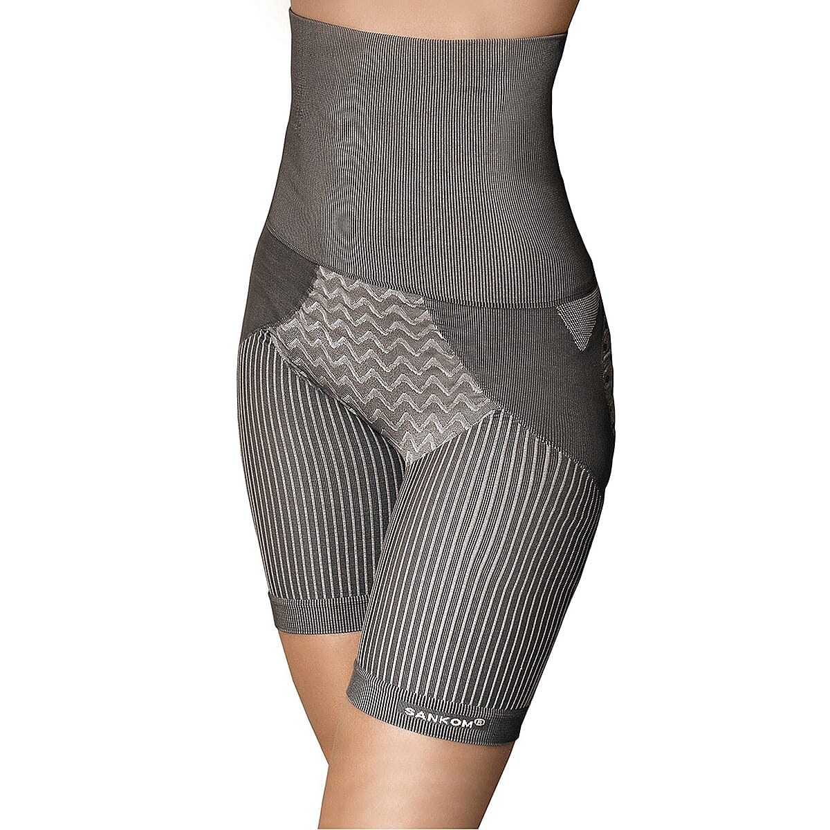 SANKOM SWITZERLAND Bamboo fibres Posture Correction Shapers Shorts - Grey (UK Size S-M 8 - 10)