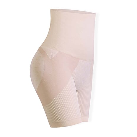 SANKOM SWITZERLAND Patent Cooling Effect Fibres Posture Correction Shapers Shorts - Beige (UK Size S-M- 8 to 10)