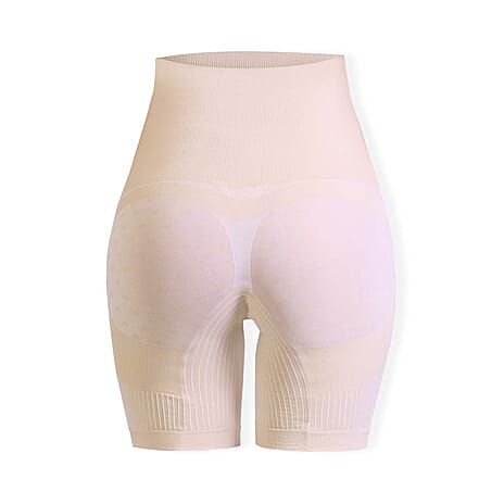 SANKOM SWITZERLAND Patent Cooling Effect Fibres Posture Correction Shapers Shorts - Beige (UK Size S-M- 8 to 10)