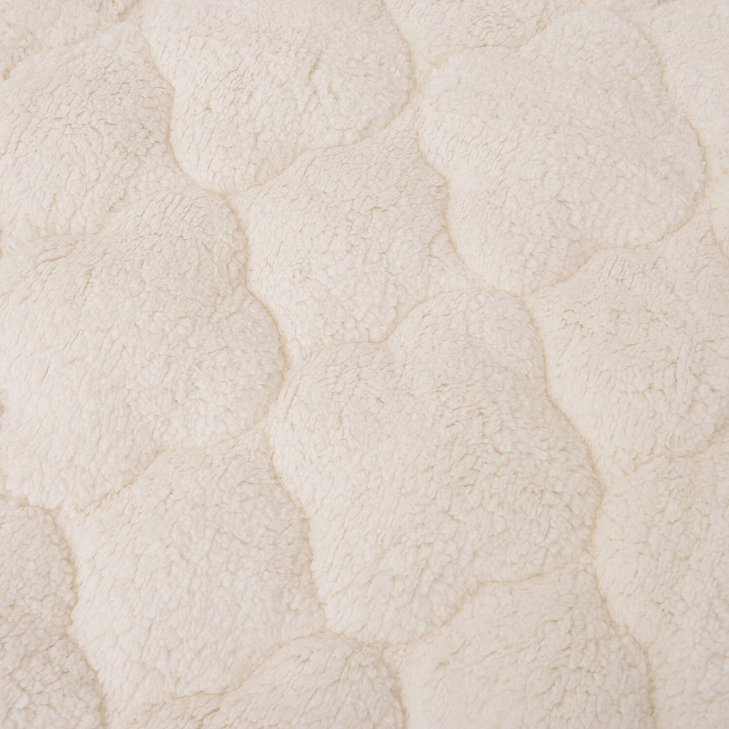 Luxury Teddy Bear Soft and Warm Sherpa Mattress Topper with Faux Down Filling in King Size (150x200 cm) -  Oeko-Tex Certified