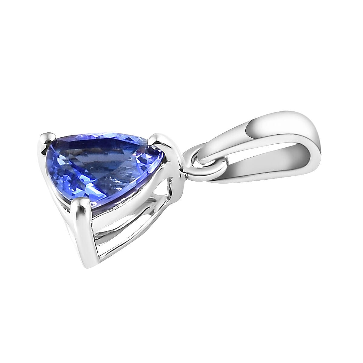 Rhapsody AAAA Tanzanite (Trl) 950 Platinum Pendant  1.250  Ct.