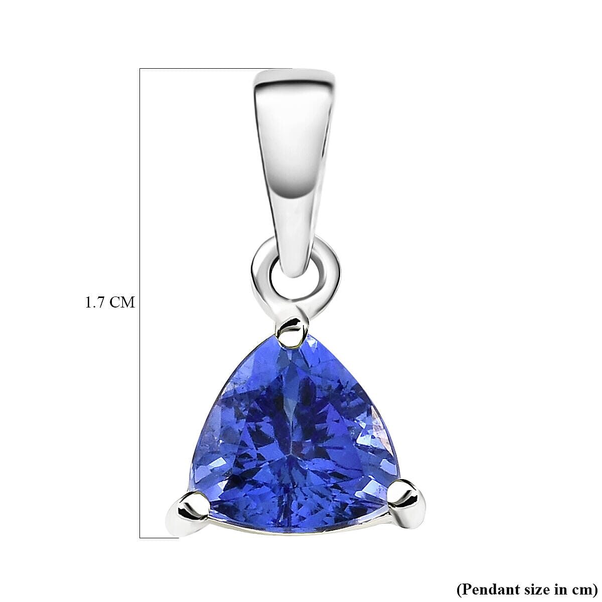 Rhapsody AAAA Tanzanite (Trl) 950 Platinum Pendant  1.250  Ct.