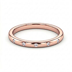 Diamond Band Ring in Sterling Silver