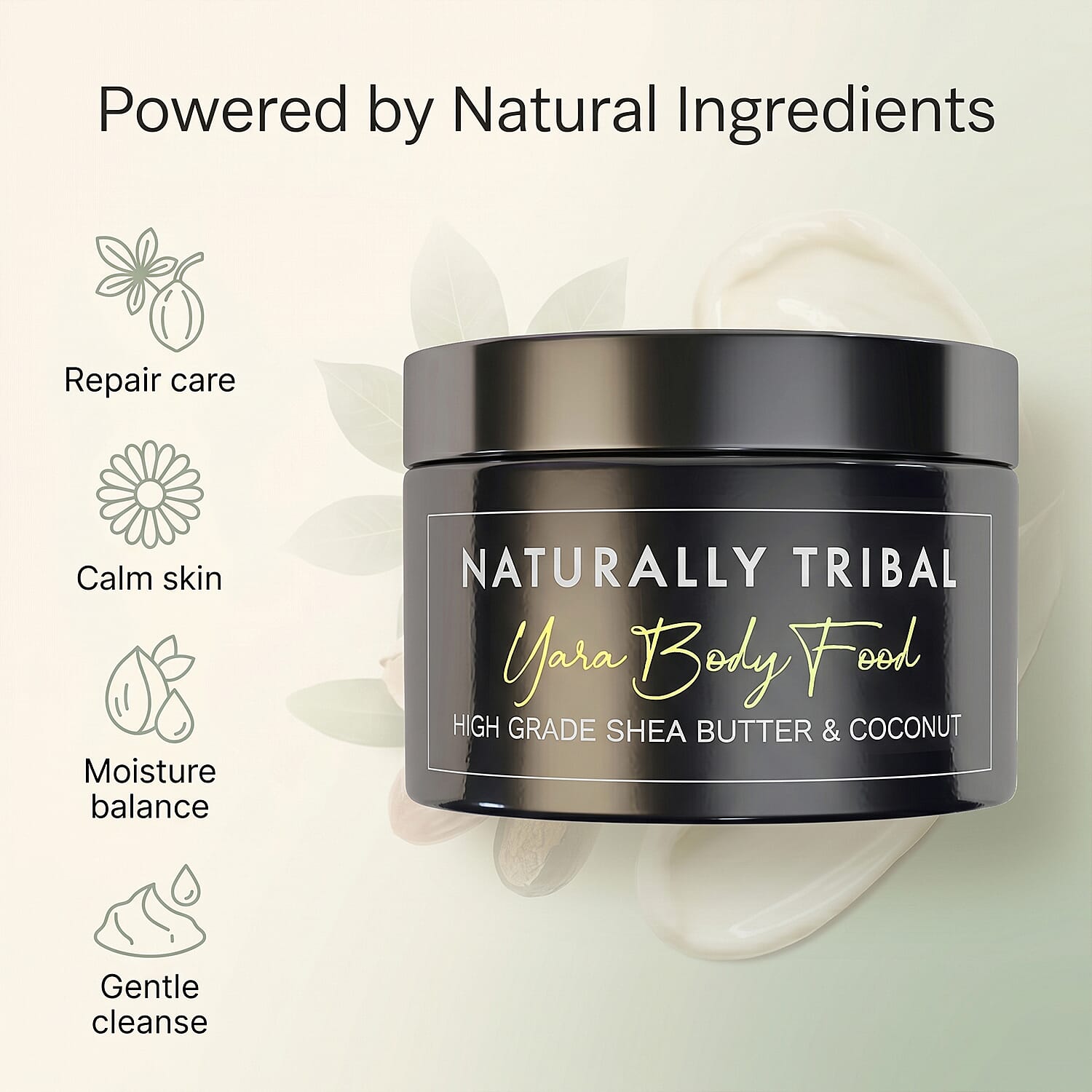 Naturally Tiwa- Yara Kids Body Food - High Grade Shea Butter and Coconut - 250g