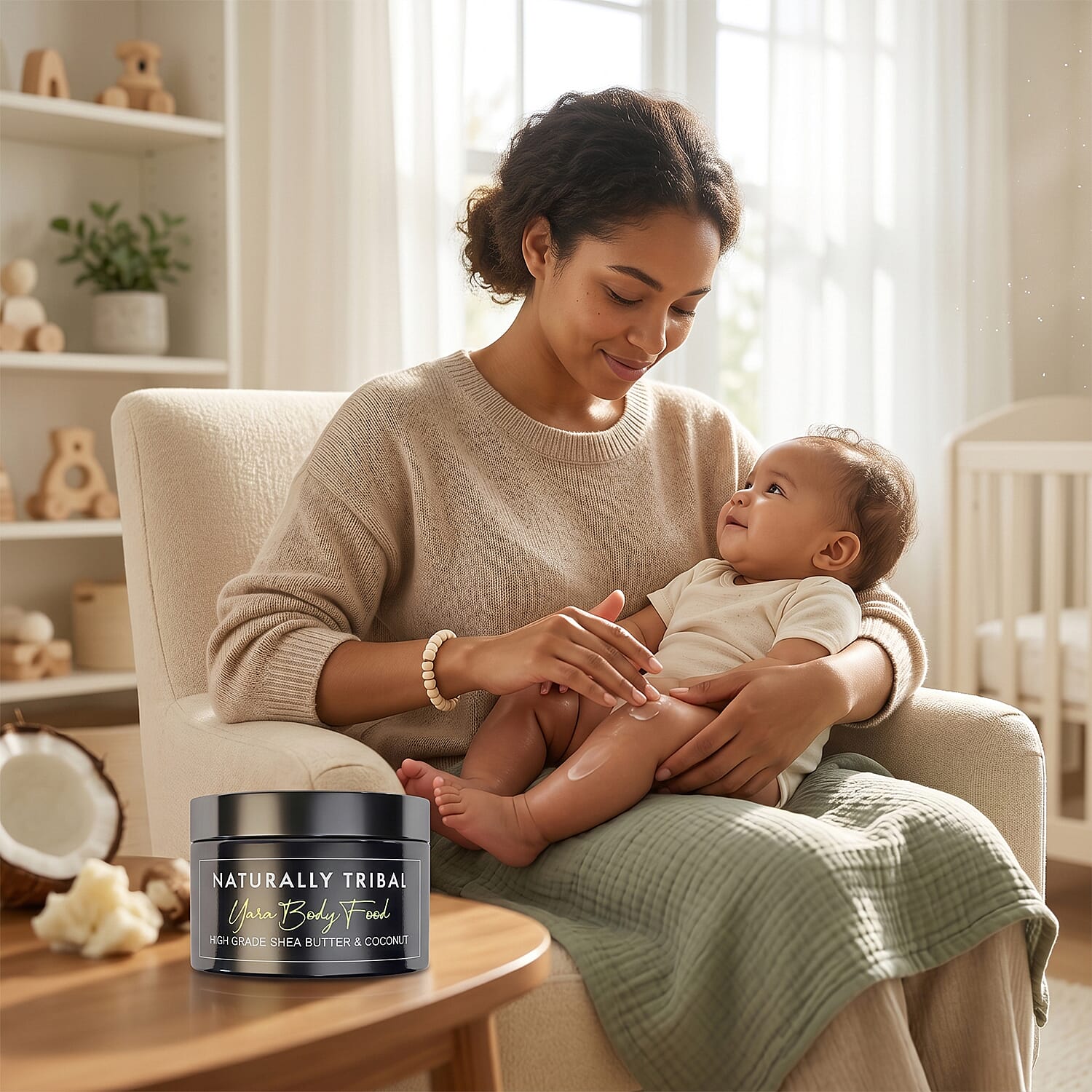 Naturally Tiwa- Yara Kids Body Food - High Grade Shea Butter and Coconut - 250g