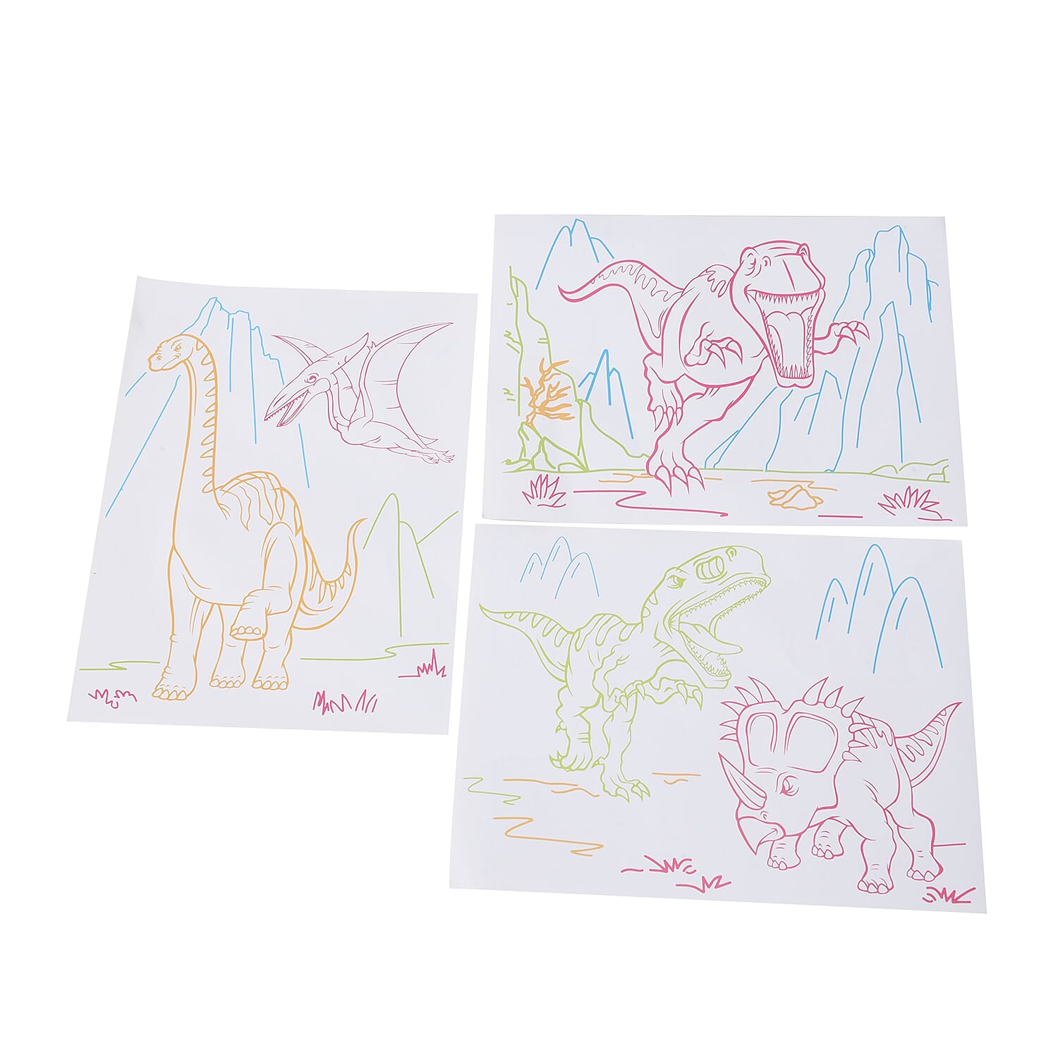 3D Magic Drawing Board (Size 24x21 Cm) with Paper and 3D Glasses