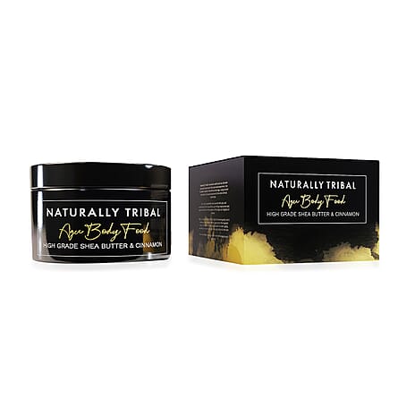 Naturally Tiwa- AGU Mens Body Food - High Grade Shea Butter and Cinnamon - 250ml