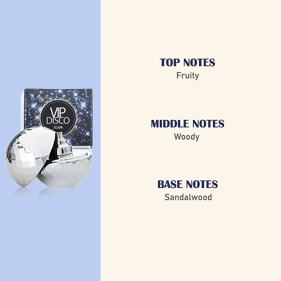 Laurelle Disco Ball- Eau De Parfum (Silver) - 100ml