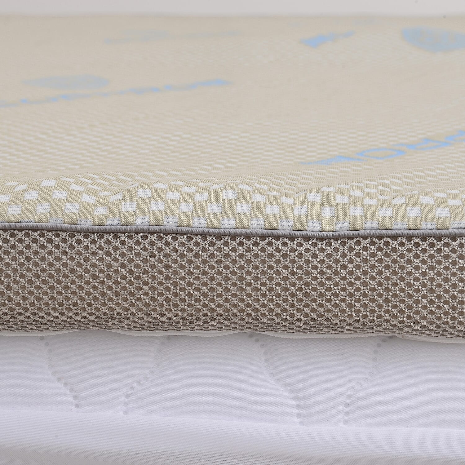 Copper Infused 5 Zones Memory Foam Mattress Topper in KING (Size 200x150x5 Cm)