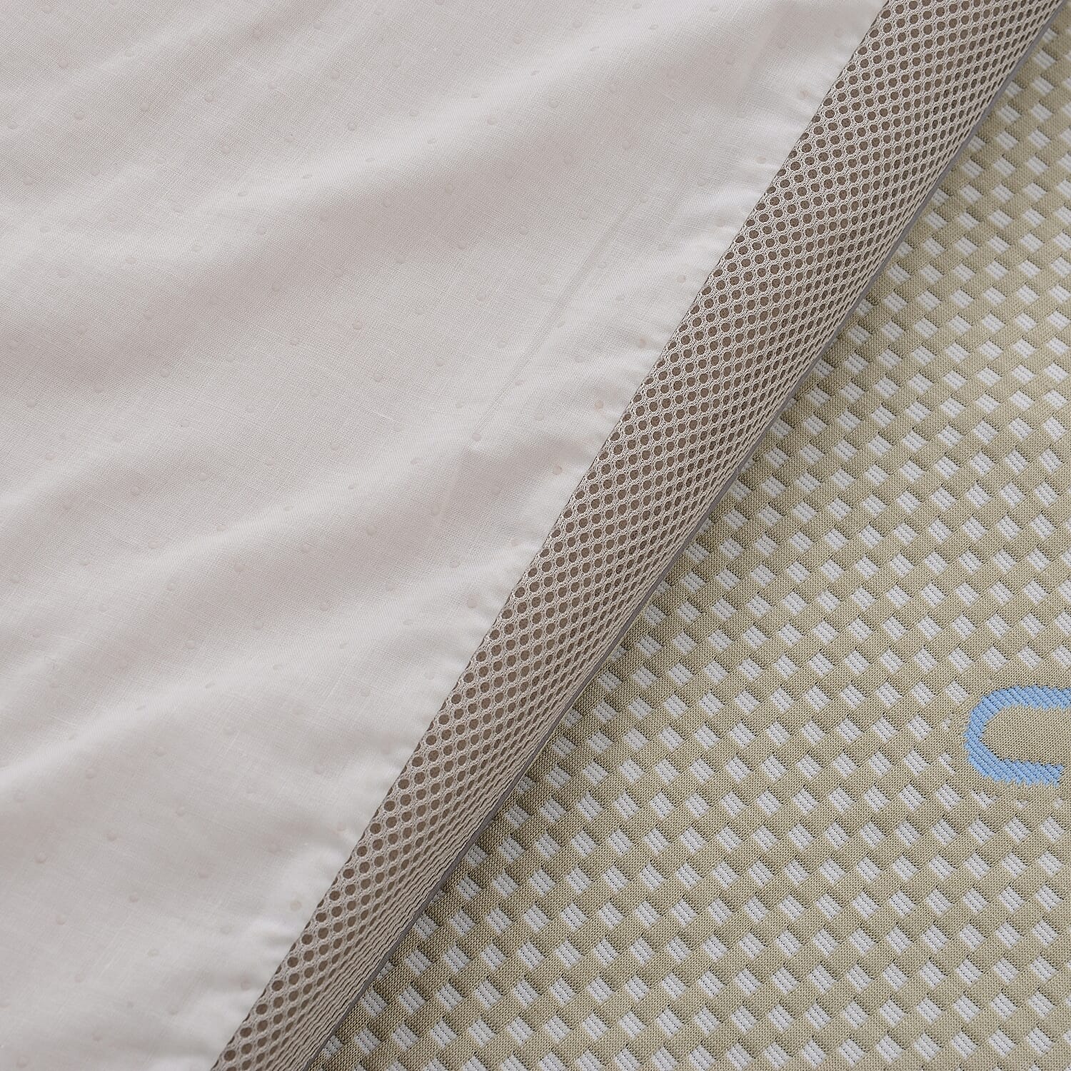 Copper Infused 5 Zones Memory Foam Mattress Topper in KING (Size 200x150x5 Cm)