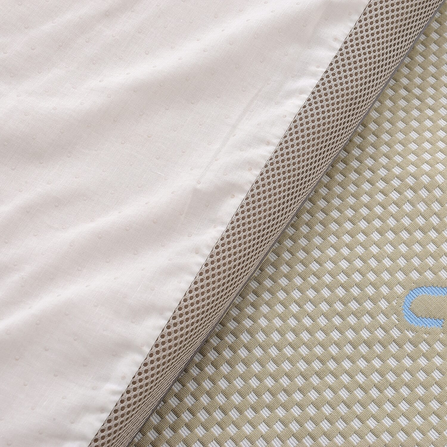 Copper Infused 5 Zones Memory Foam Mattress Topper in KING (Size 200x150x5 Cm)