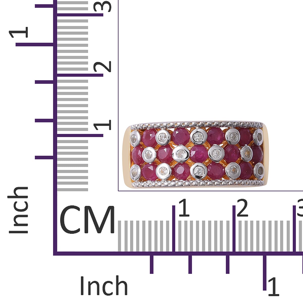 Red Carpet Collection- Ruby (Rnd) and Natural Cambodian Zircon Ring in Sterling Silver 2.190 Ct., Silver wt 6.20 Gms..