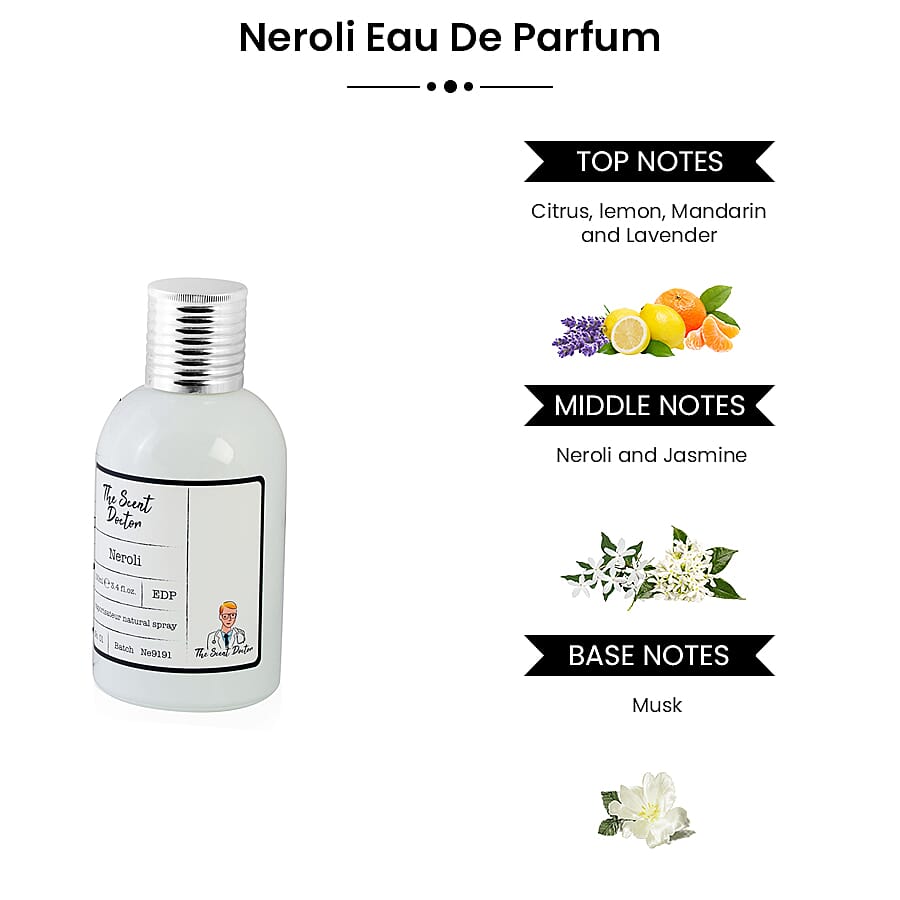 Laurelle The Scent Doctor- Neroli Eau De Parfum - 100ml Unisex