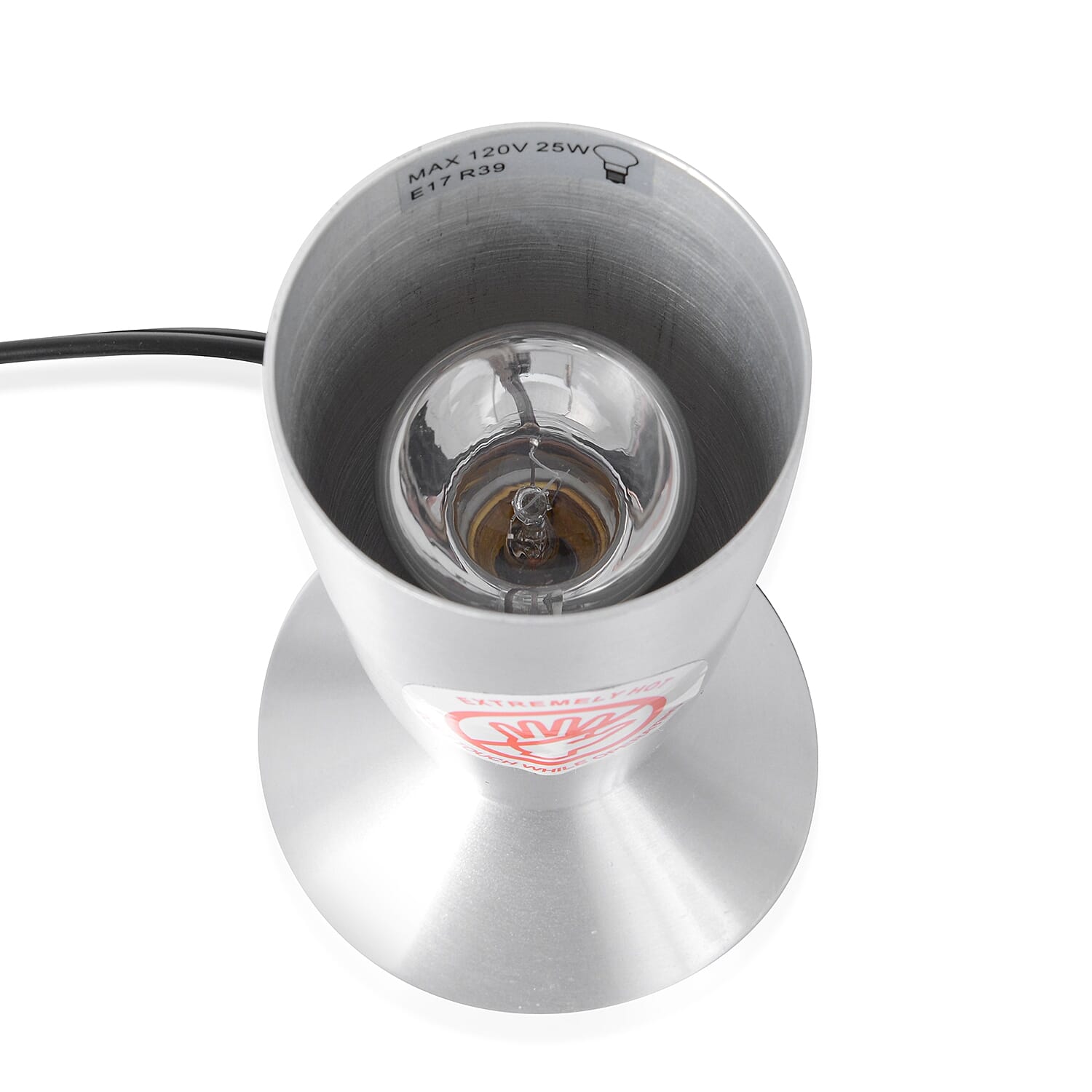 Rocket Shape Lava Motion Lamp  (Size 33.5 Cm) - Colour Red Wax and Clear Water