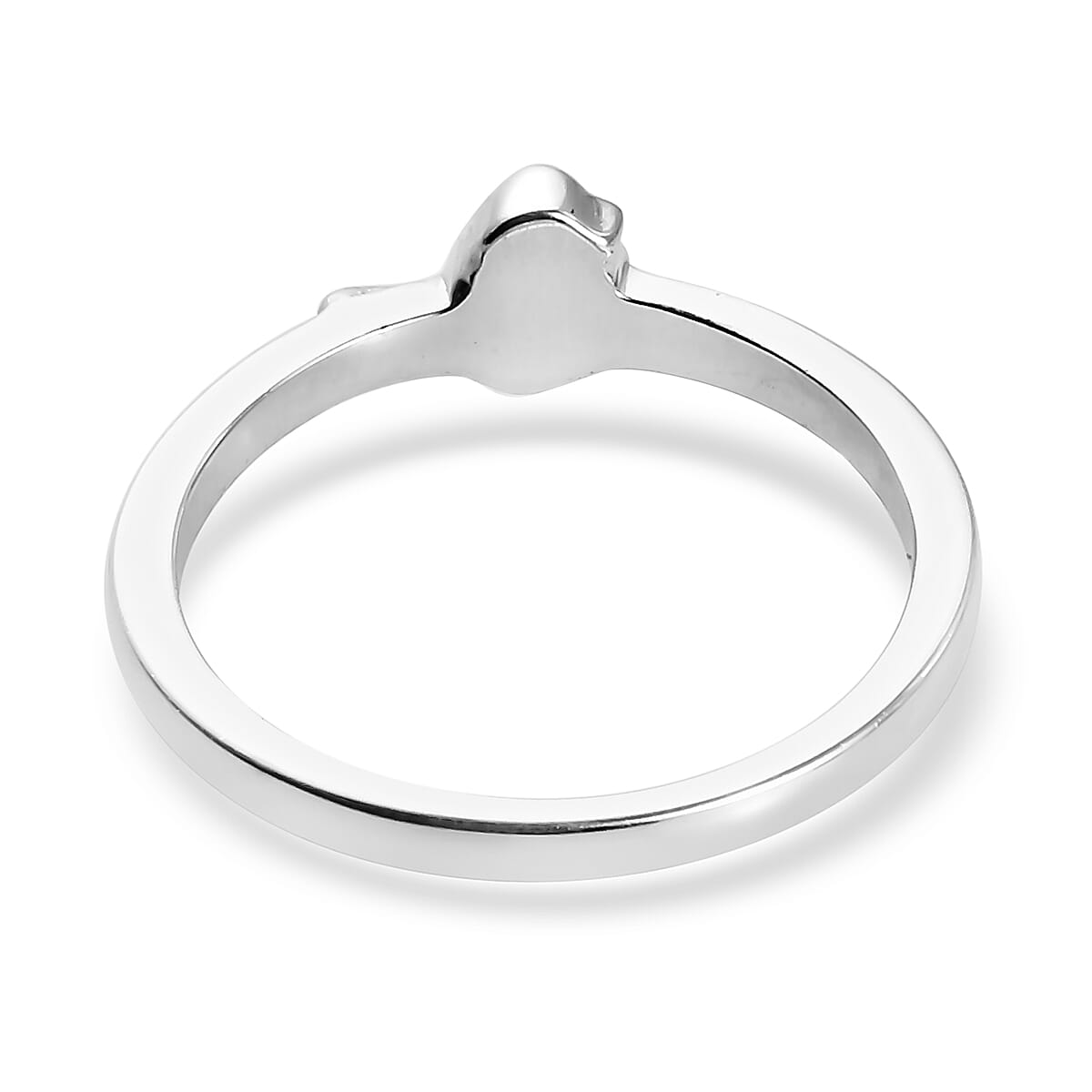 Rose Gold and Platinum and Overlay Sterling Silver Robin Bird Ring