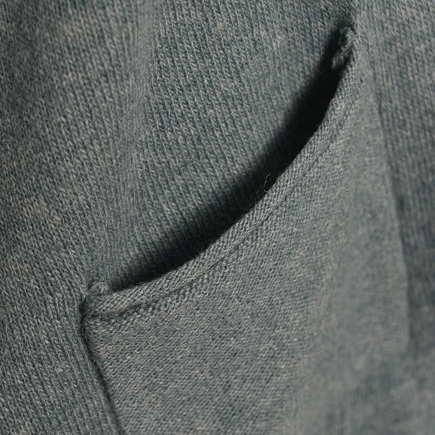 80% Lamb Wool and 20% Nylon Mallard Green Waterfall Cardigan