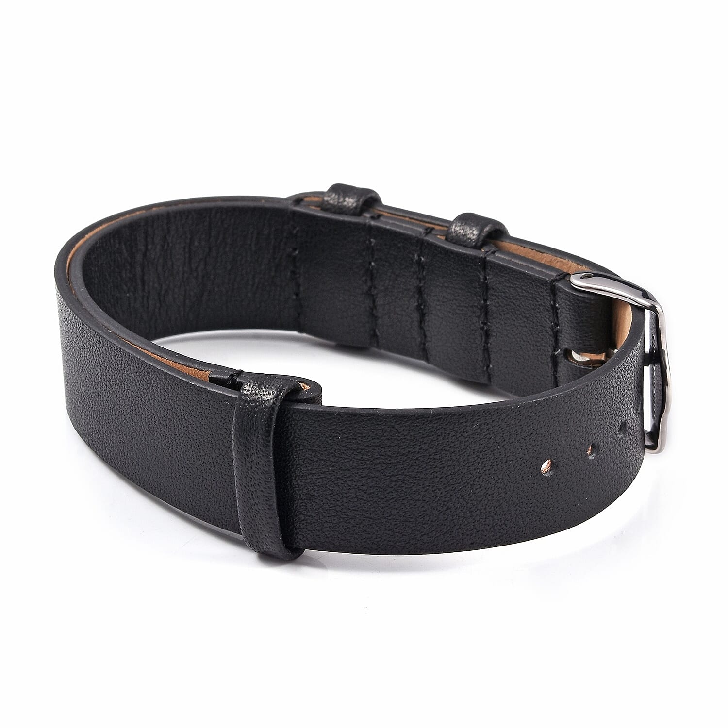 GP Swiss Movement Water Resistant Carved Pink Jade and Simulated Diamond Sterling Silver Watch with Extra Black Strap 64.00 Ct, Metal Wt 24.00 Gms