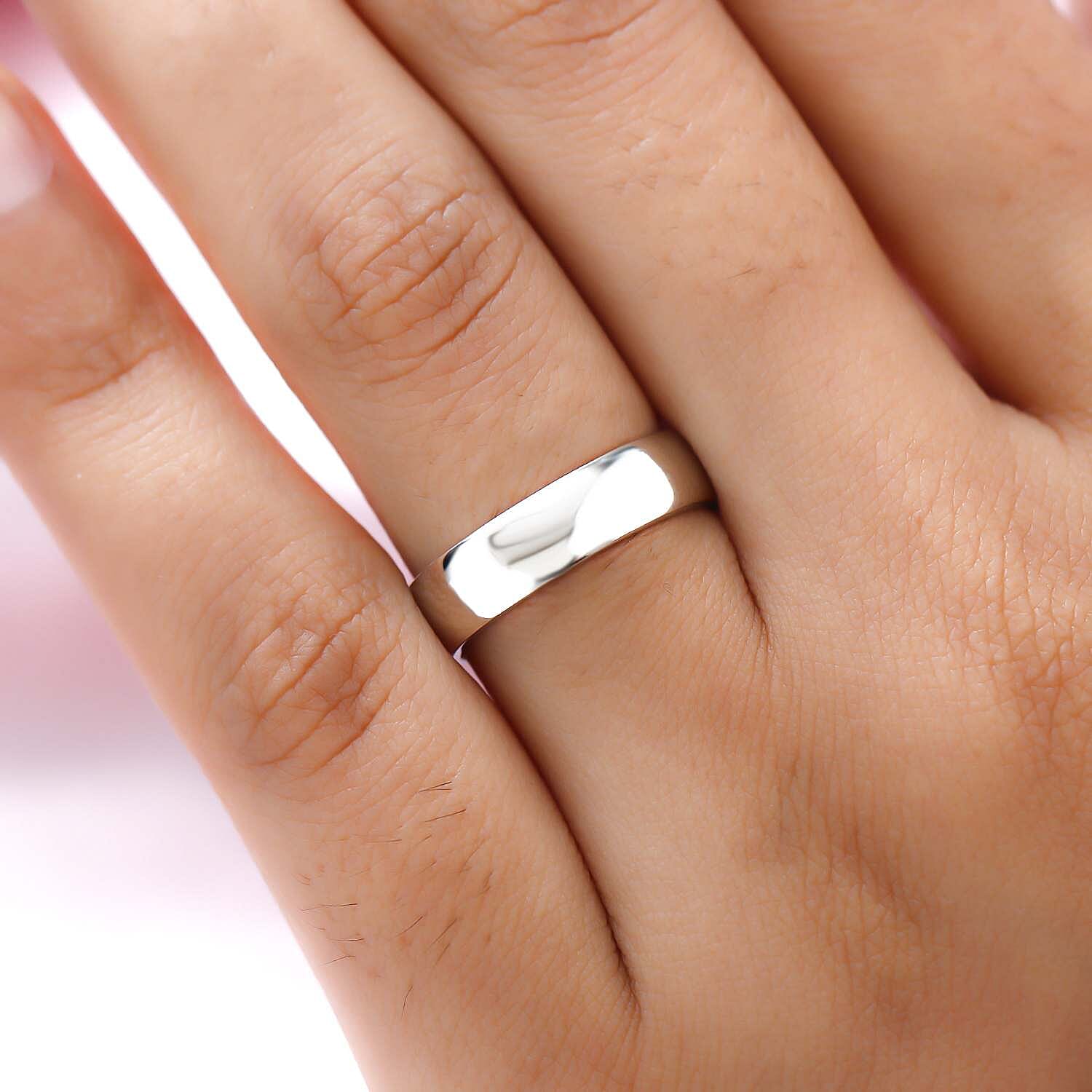 RHAPSODY The Eternity Collection - 950 Platinum Band Ring, Platinum Wt. 7.92 Gms.