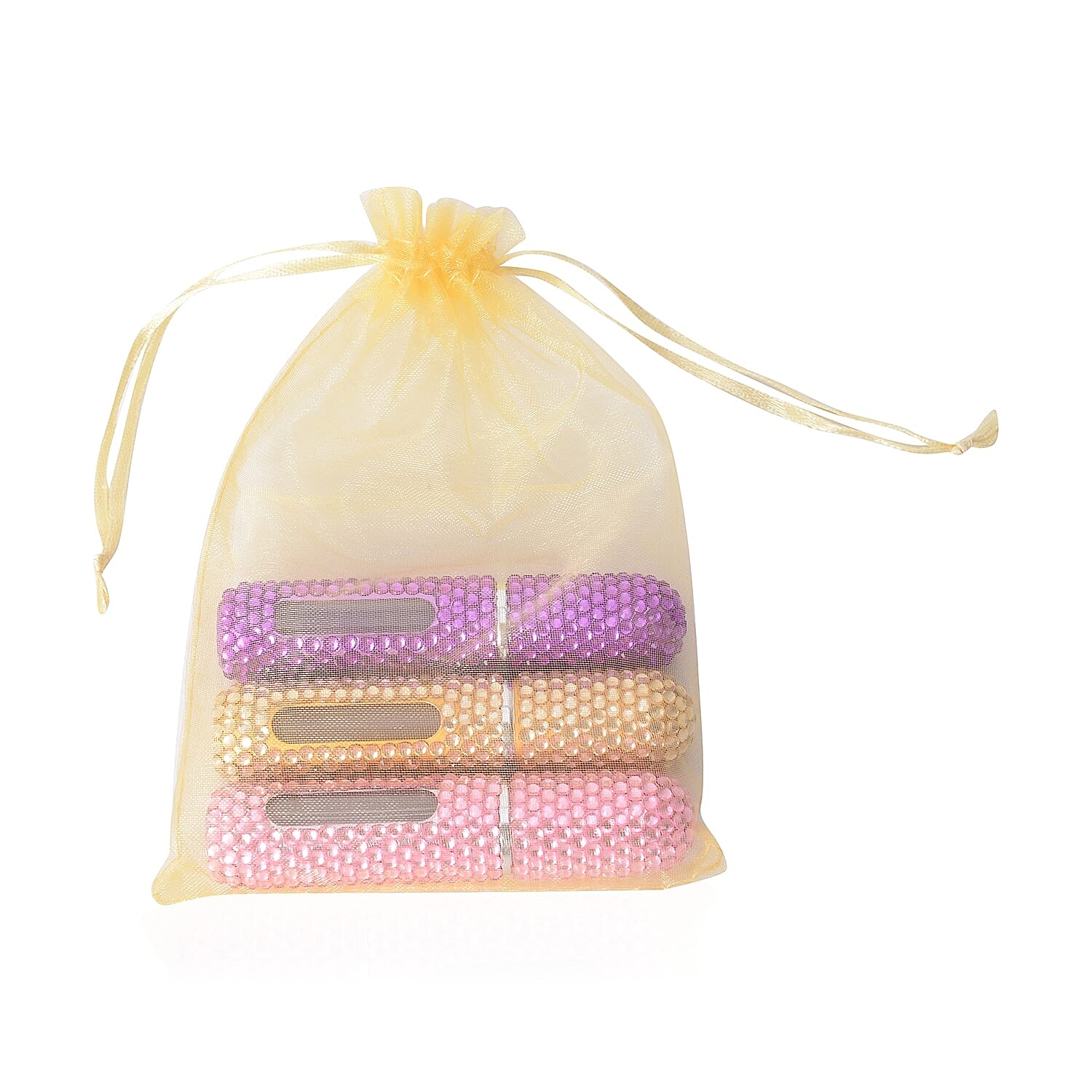 3 Piece Set- Purple, Pink and Golden Colour Pocket Perfume Bottles