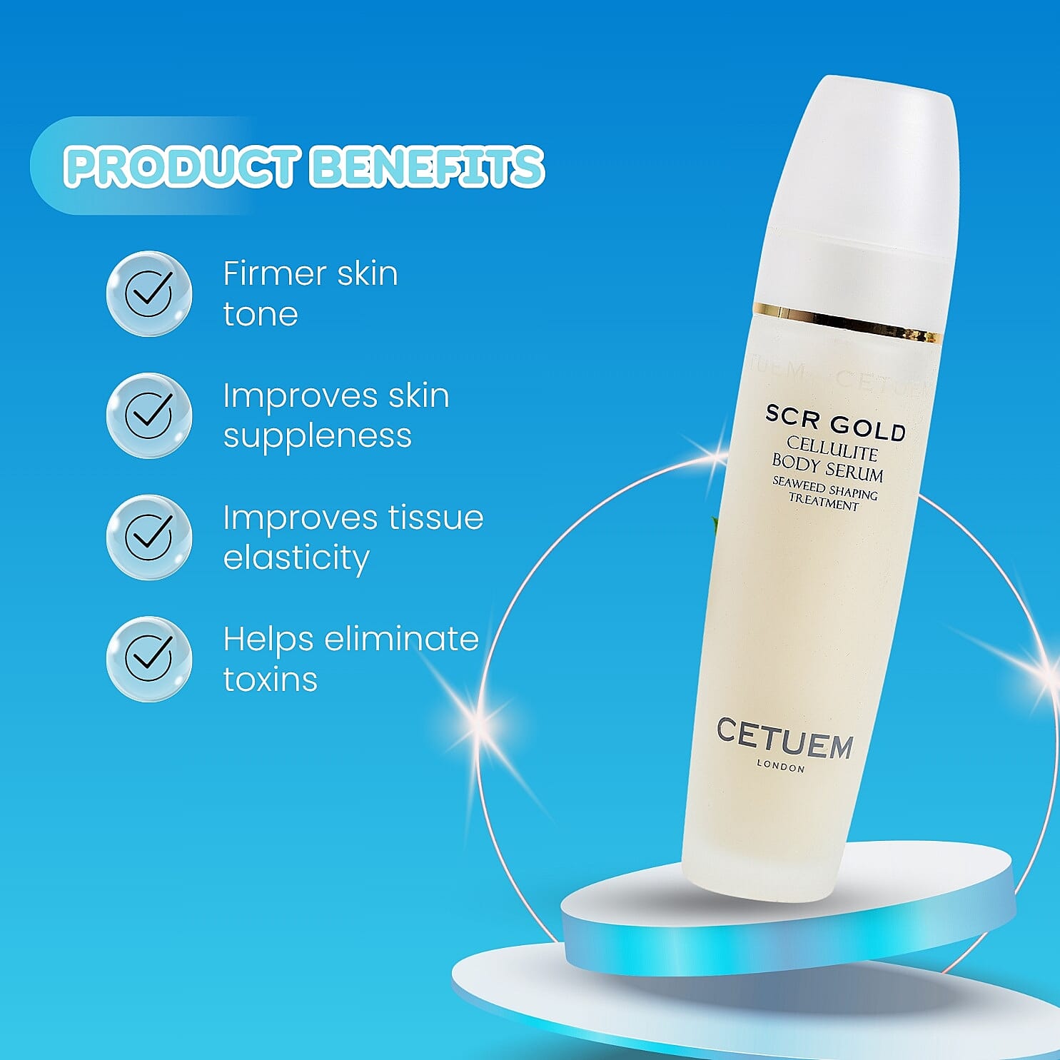 Cetuem- SCR Gold Cellulite Body Serum - 100ml