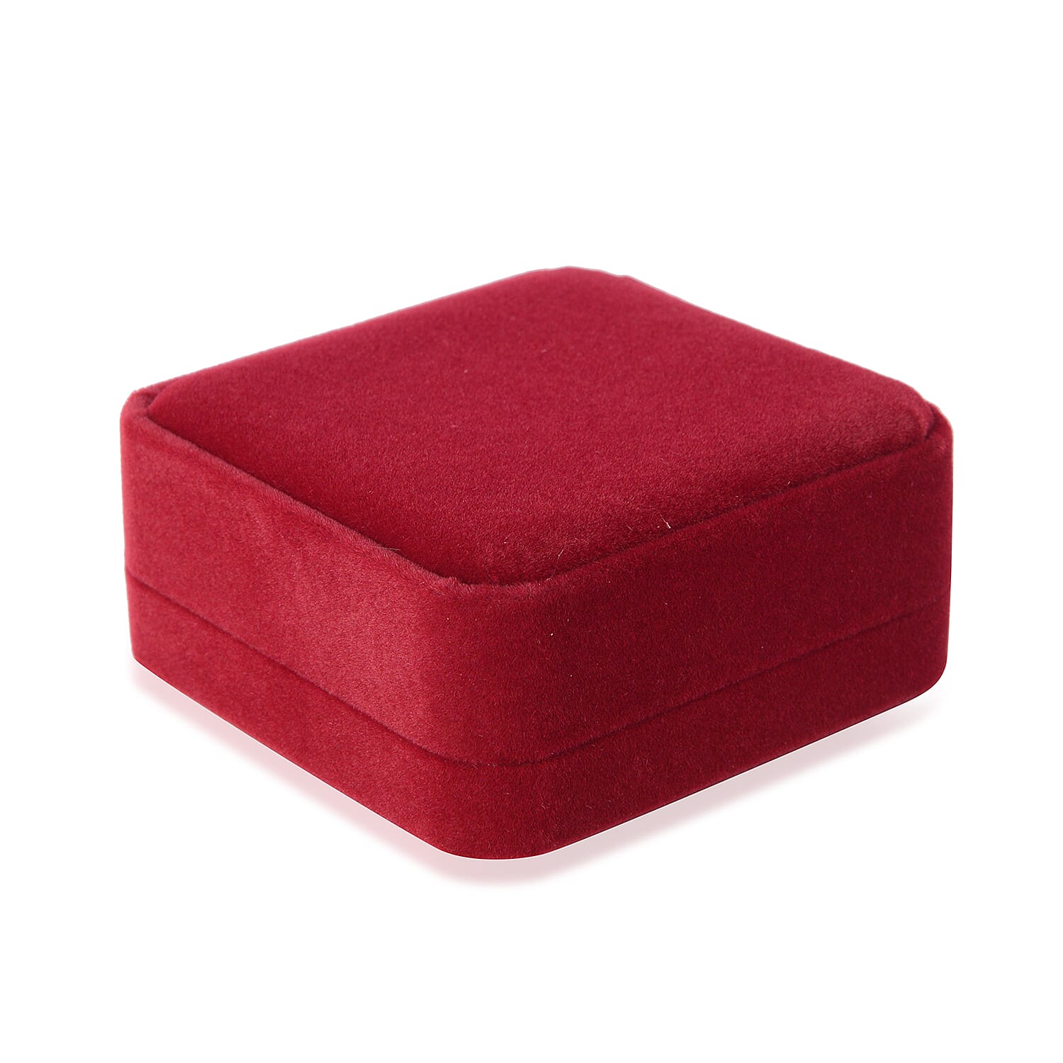 Set of 4 - Jewellery Boxes Ring Box (5.4x5x4.2 Cm), Pendant Box (Size 8.6x7x4 Cm), Bracelet (Size 9x9x4 Cm) and Long Chain Box (Size 21.8x5.6x3 Cm) - Wine Red