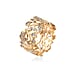 Diamond Leaf Ring in Sterling Silver 0.005 Ct
