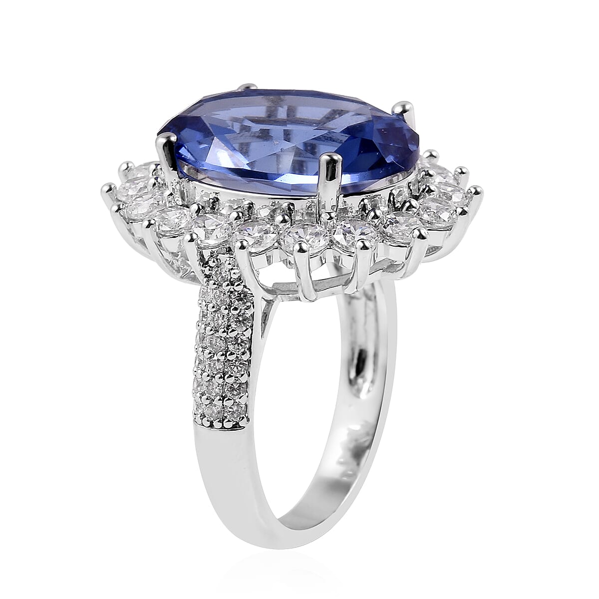 Simulated on sale tanzanite ring