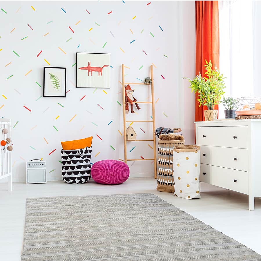 Hand Woven Wool and Cotton Carpet (Size 200x140 Cm) - Off White