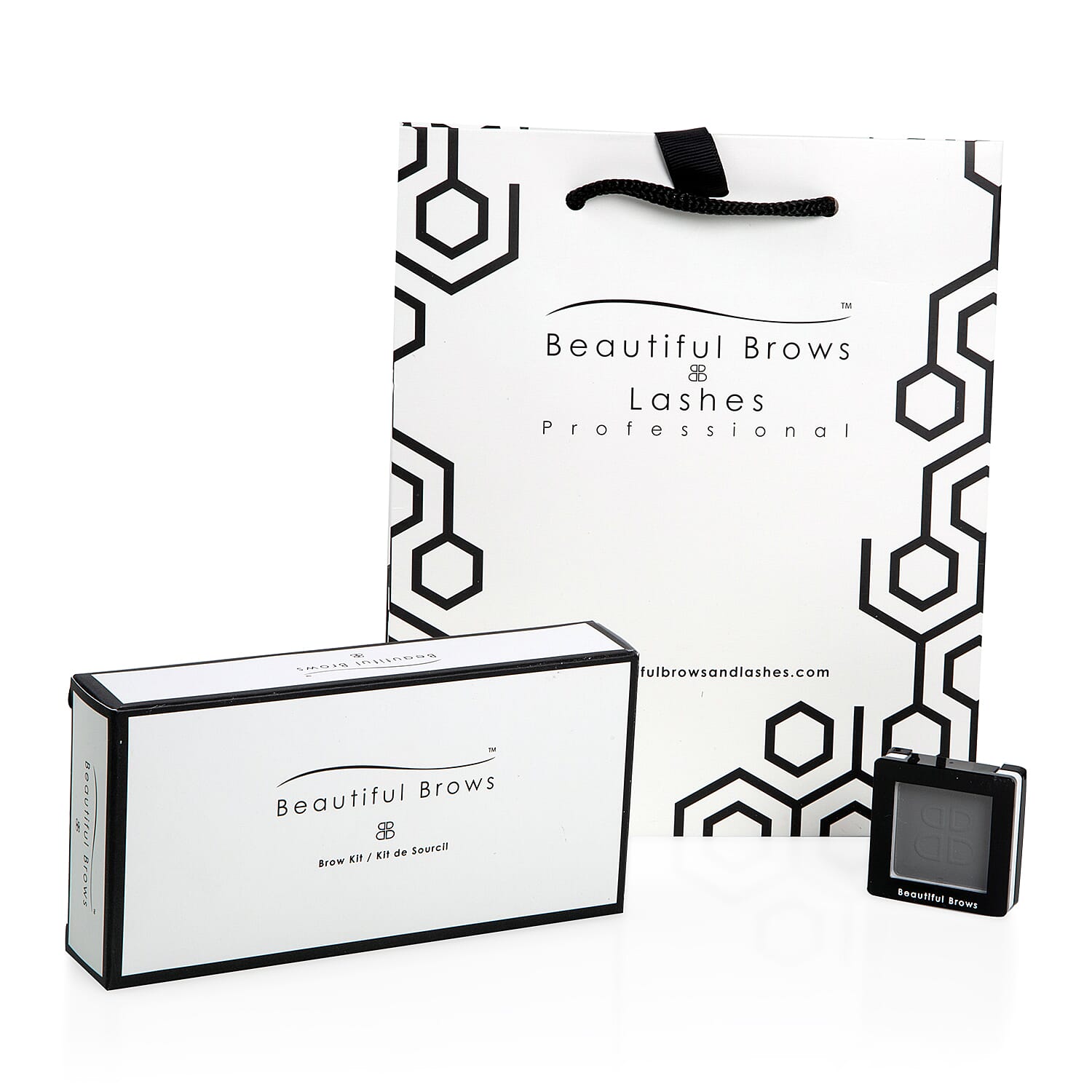 Beautiful Brows- Duo Brow Kit - Slate Grey (With free Brow Refill)