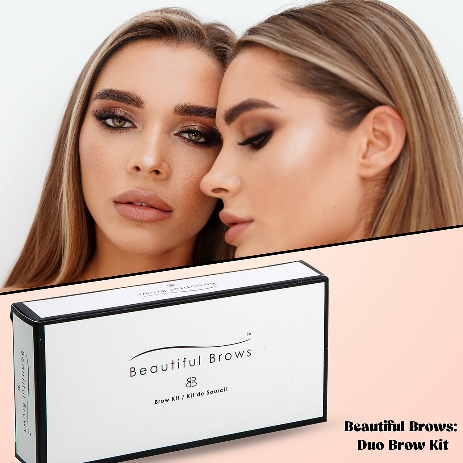 Beautiful Brows- Duo Brow Kit - Slate Grey (With free Brow Refill)