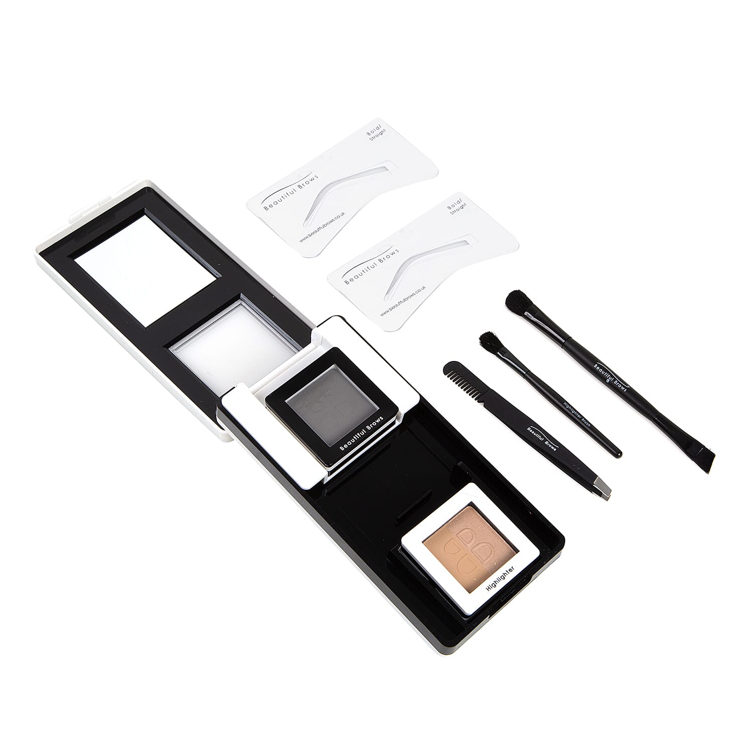 Beautiful Brows- Duo Brow Kit - Slate Grey (With free Brow Refill)