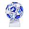 Collectors Edition - Crystal Football with Base (Size 7x14 Cm) - Blue Sapphire Colour