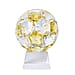 Collectors Edition - Crystal Football with Base (Size 7x14 Cm) - Yellow Sapphire Colour