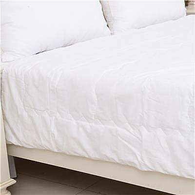 Premium Quality 100% Mulberry Silk Filled Cotton Duvet in King Size (220x225 cm) - White